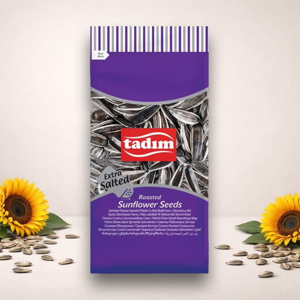 Semințe de Floarea Soarelui Prăjite, Extra Sărate – Tadim 155 g
