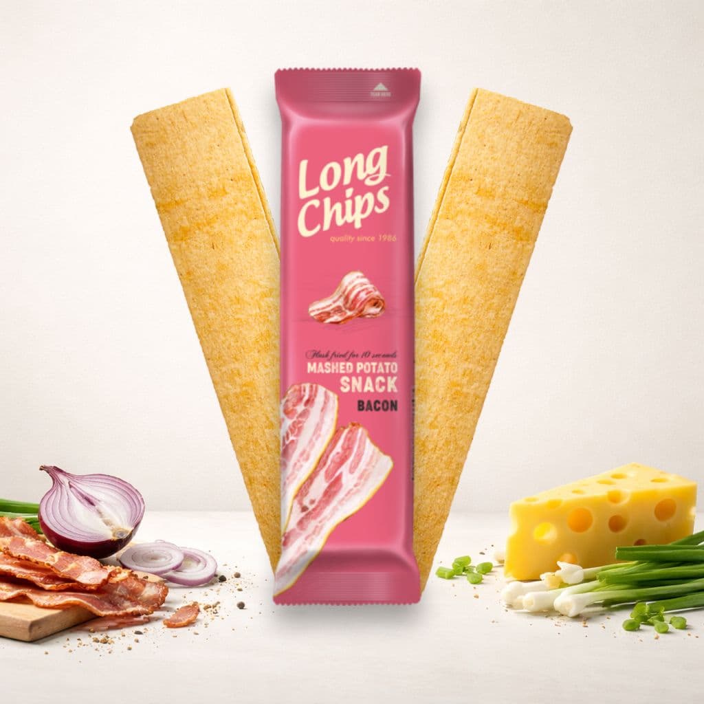 Long Chips Bacon – Chipsuri Lungi 75 g